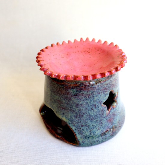 Wax melter ceramic container