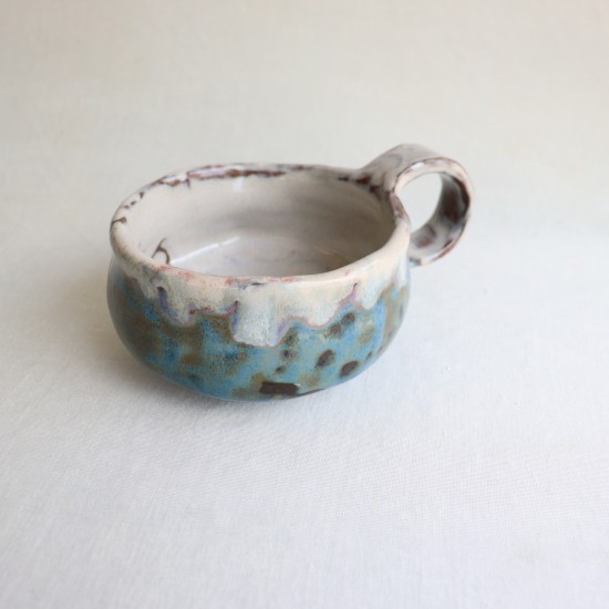 Sapphire cloud ceramic mug