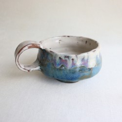 Sapphire cloud ceramic mug