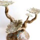 Petrified Tree sculpted candleholder