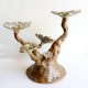 Petrified Tree sculpted candleholder