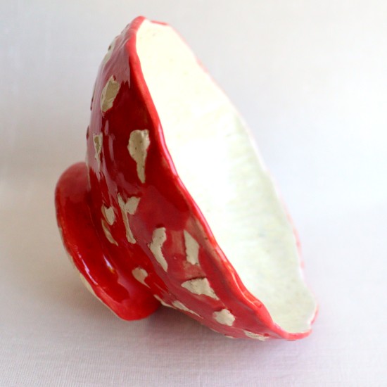Magic Mushroom ceramic bowl