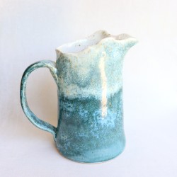 Blue Crystal ceramic jug 