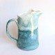 Blue Crystal ceramic jug 