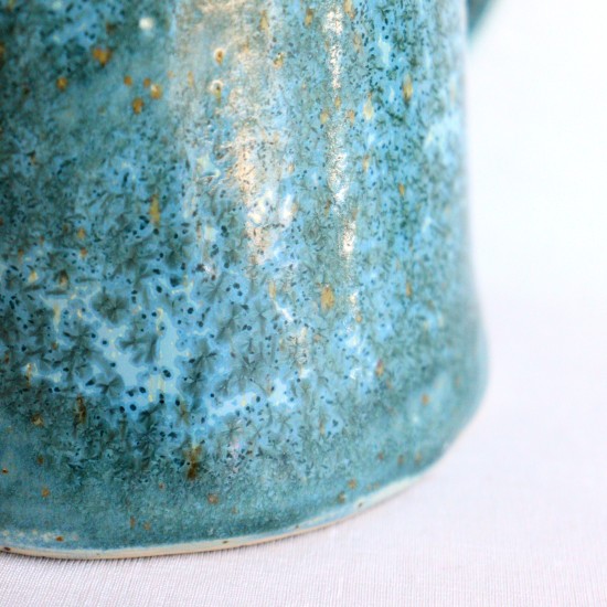 Blue Crystal ceramic jug 