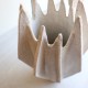 White Crown Ceramic Vase 