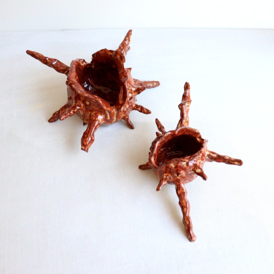 Forgotten offering shell ceramic vessel L