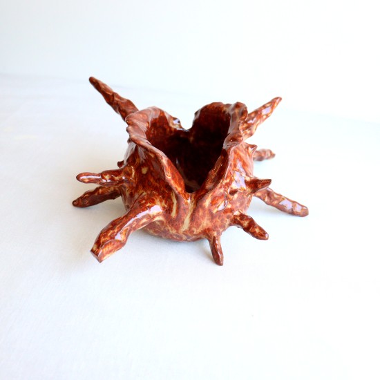 Forgotten offering shell ceramic vessel L