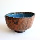 Copper ceramic bowl