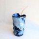 Nebula ceramic Mug with straw