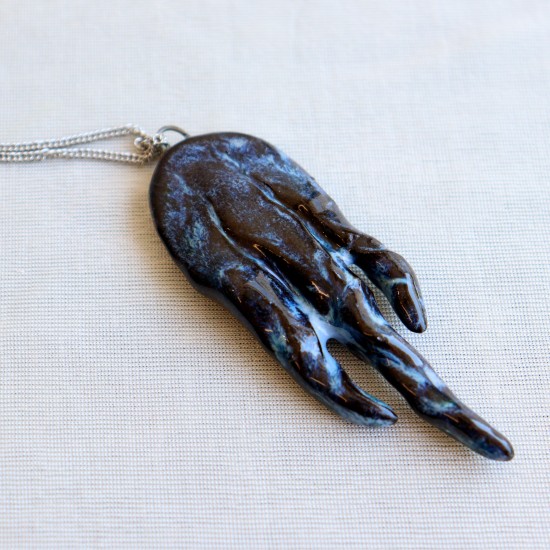 Abyss Creature ceramic necklace