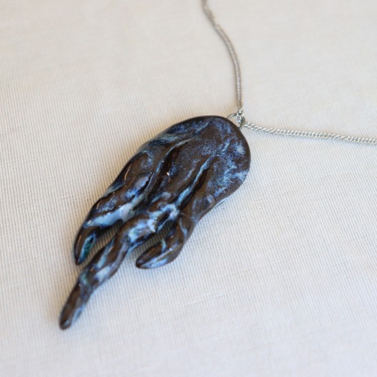 Abyss Creature ceramic necklace