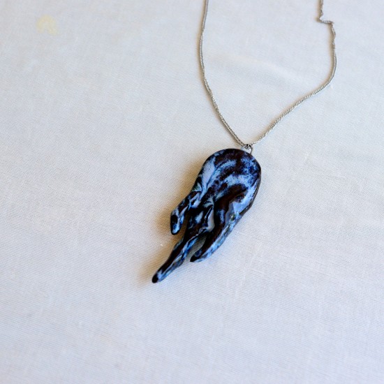 Abyss Creature ceramic necklace