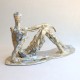Stargazer ceramic sculpture