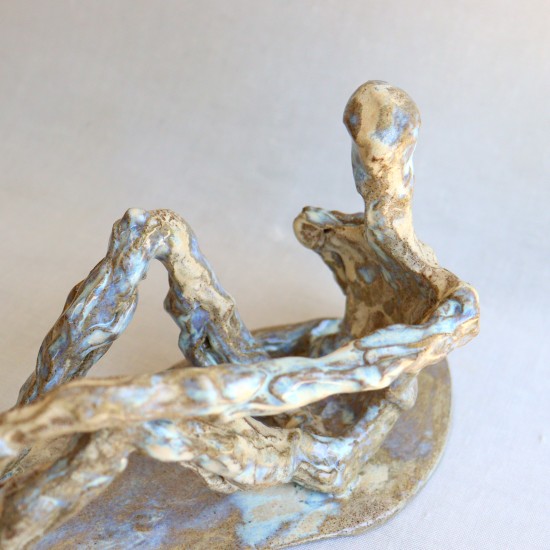 Stargazer ceramic sculpture