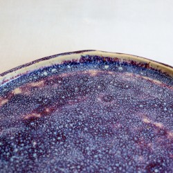 Underwater galaxy ceramic plate