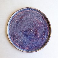 Underwater galaxy ceramic plate