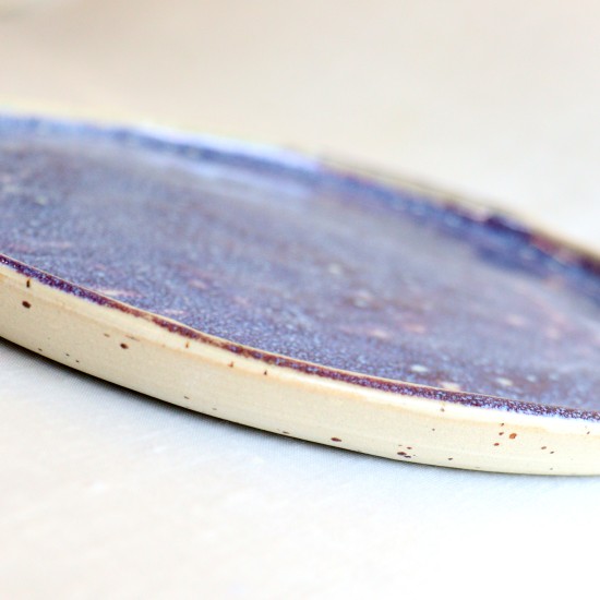 Underwater galaxy ceramic plate