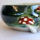Magic Mushroom crystal ceramic bowl
