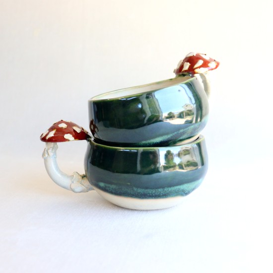 Magic mushroom κεραμική κούπα