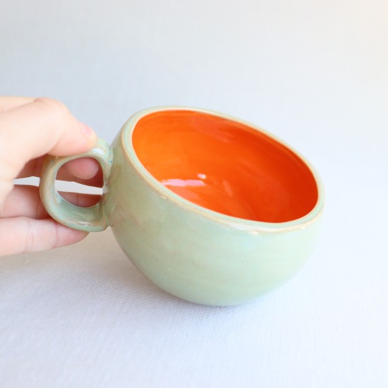 Juicy melon ceramic mug