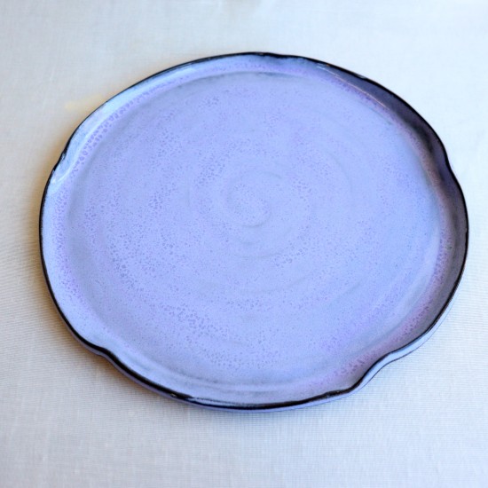 Purple Blossom ceramic plate