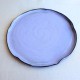 Purple Blossom ceramic plate