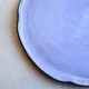 Purple Blossom ceramic plate