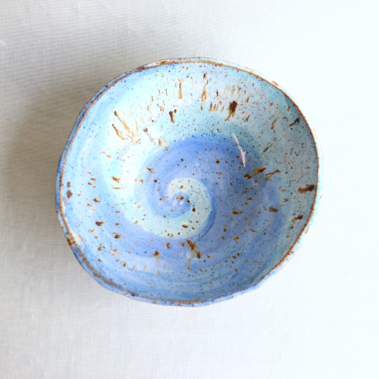Spiral Wave ceramic bowl (L)