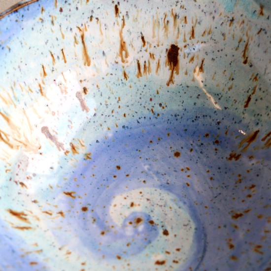 Spiral Wave ceramic bowl (L)
