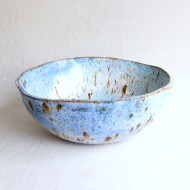 Spiral Wave ceramic bowl (L)