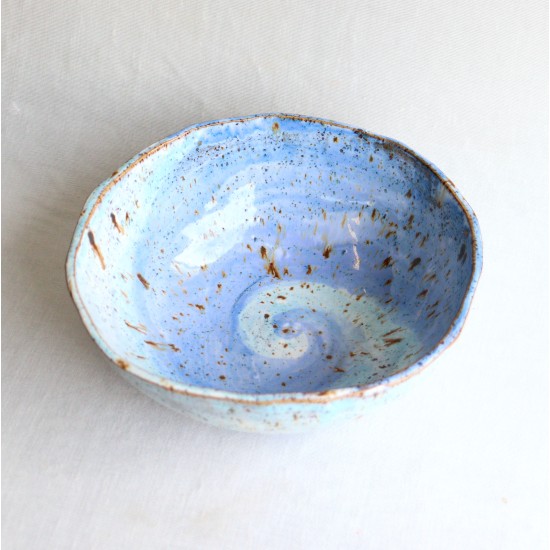 Spiral Wave ceramic bowl (L)
