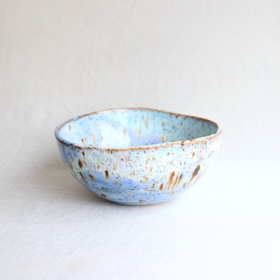 Spiral Wave ceramic bowl