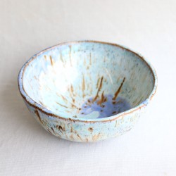 Spiral Wave ceramic bowl