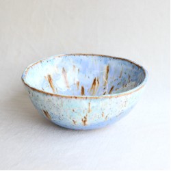Spiral Wave ceramic bowl
