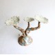 Petrified Tree sculpted candleholder
