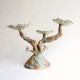 Petrified Tree sculpted candleholder