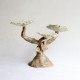 Petrified Tree sculpted candleholder