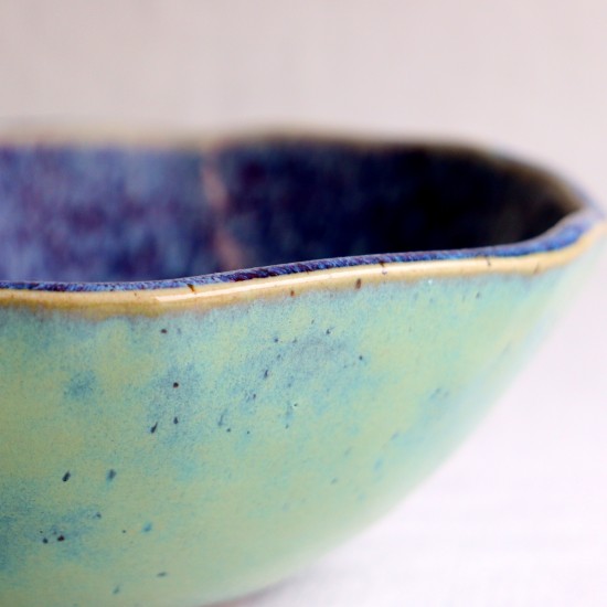 Underwater Galaxy ceramic bowl (L)