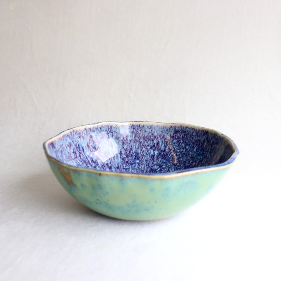 Underwater Galaxy ceramic bowl (L)