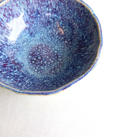 Underwater Galaxy ceramic bowl (L)
