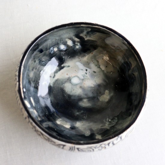 Spiral Fantasy ceramic bowl