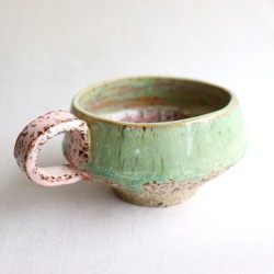 Rose ivy ceramic mug