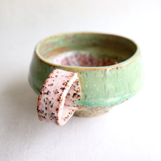 Rose ivy ceramic mug