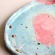 Swirling Candy ceramic plate