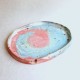Swirling Candy ceramic plate