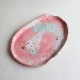 Swirling Rainbow ceramic plate