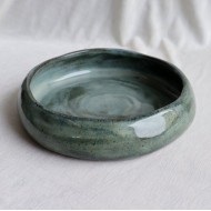 Rutile Moss βαθύ κεραμικό πιάτο