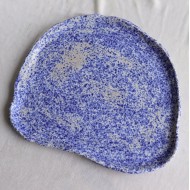 Blue Splash ασύμμετρο πιάτο