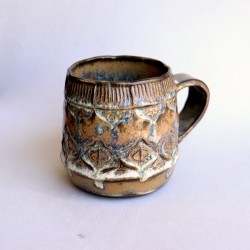 Lace χειροποίητη κεραμική κουπα